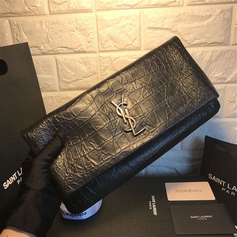 ysl clutch vancouver|ysl crocodile clutch.